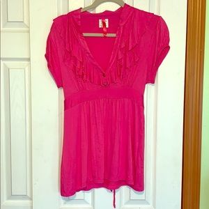 Pink blouse size xl in juniors